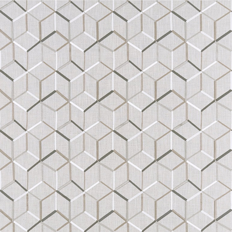 Clarke &amp; Clarke Linear Linen Fabric