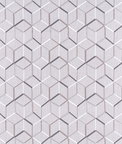 Clarke & Clarke Linear Silver Fabric