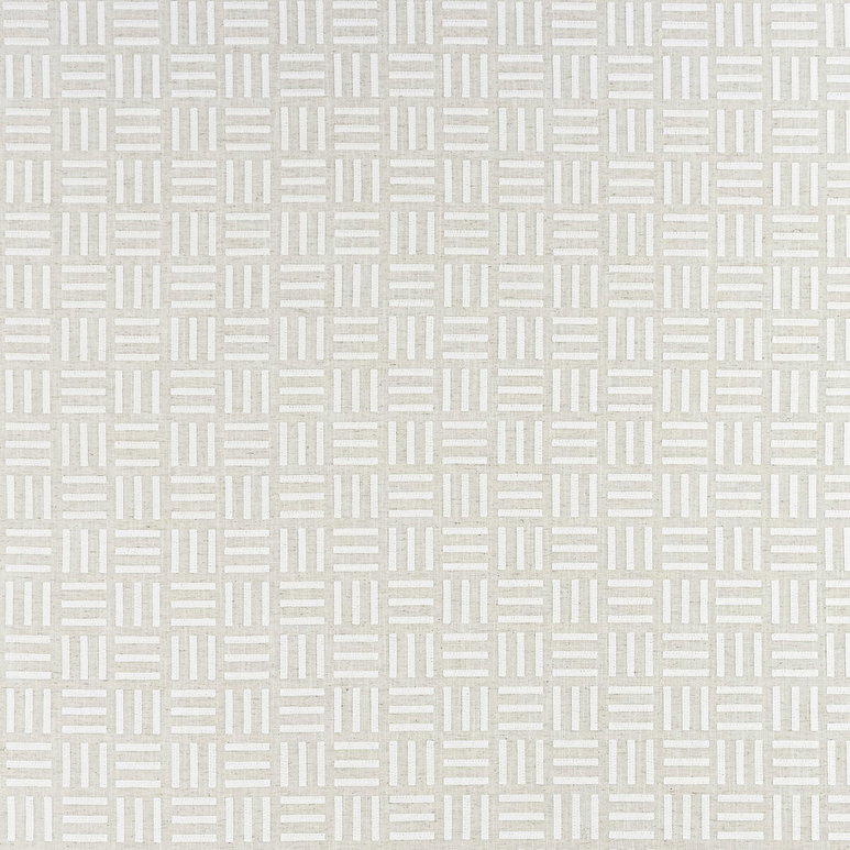 Clarke &amp; Clarke Parallel Ivory Fabric