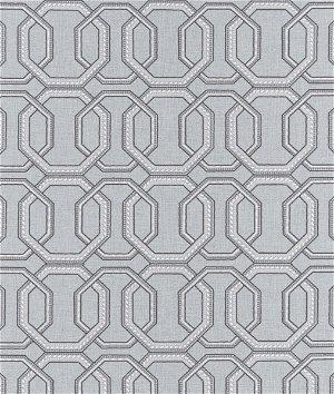 Clarke & Clarke Repeat Charcoal Fabric