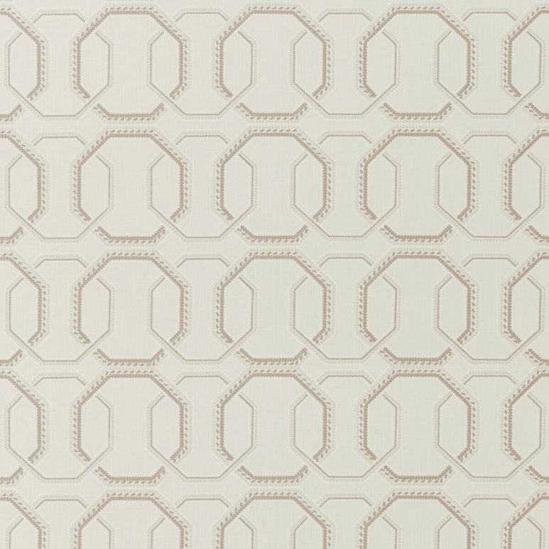 Clarke &amp; Clarke Repeat Ivory Fabric