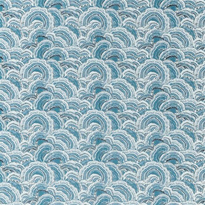 Clarke &amp; Clarke Langei Kingfisher Fabric