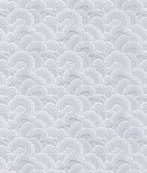 Clarke & Clarke Langei Silver Fabric