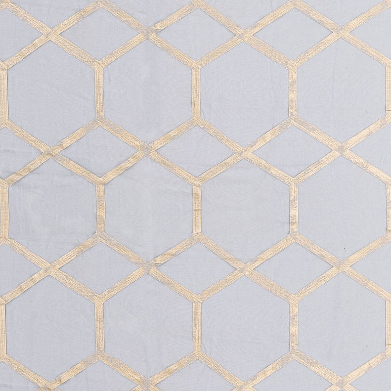 Clarke &amp; Clarke Forma Charcoal/Gold Fabric