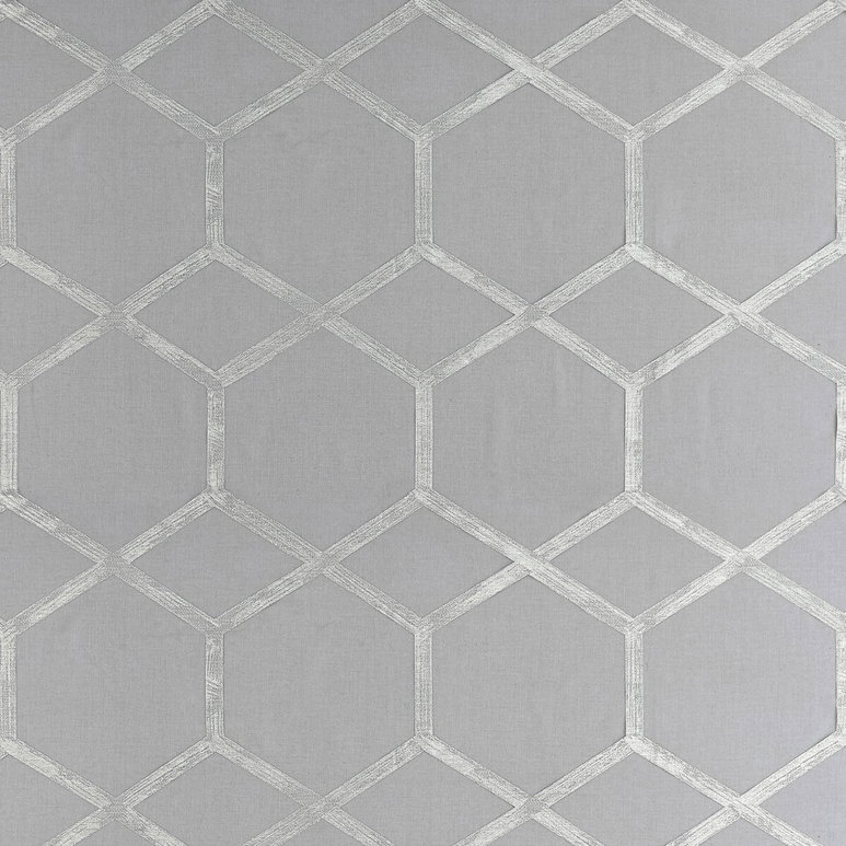 Clarke &amp; Clarke Forma Charcoal/Silver Fabric