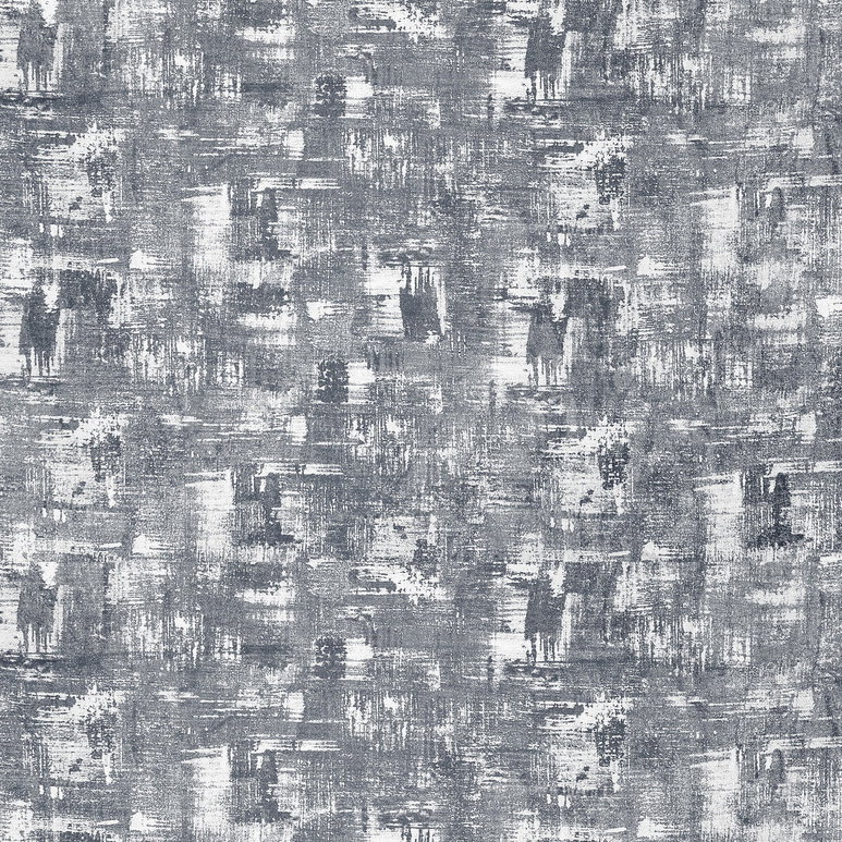 Clarke &amp; Clarke Tessellati Midnight/Gilver Fabric