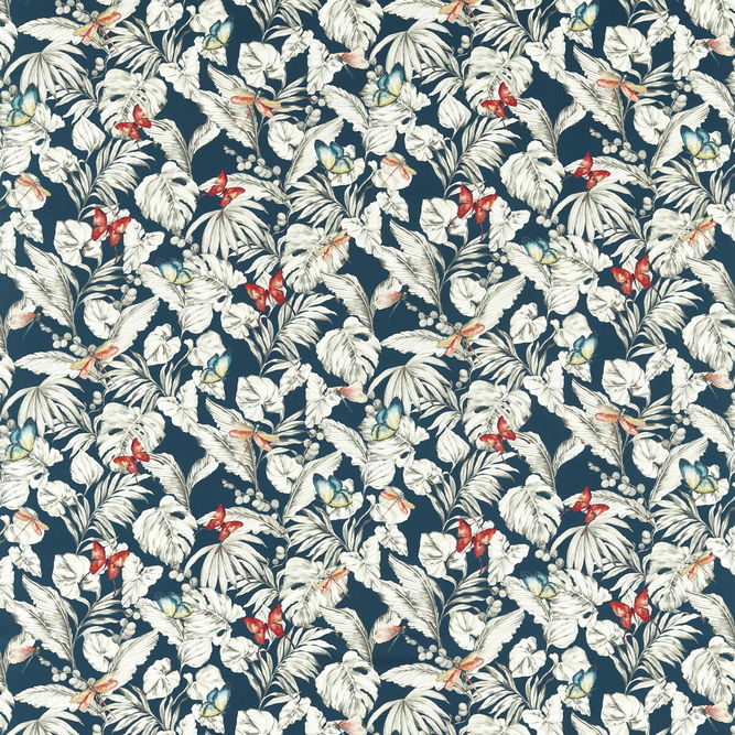 Clarke &amp; Clarke Acadia Midnight Fabric