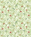 Clarke & Clarke Acadia Olive/Spice Fabric