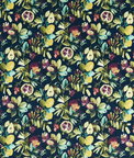 Clarke & Clarke Fruta Midnight Velvet Fabric