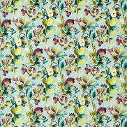 Clarke & Clarke Fruta Mineral Velvet Fabric