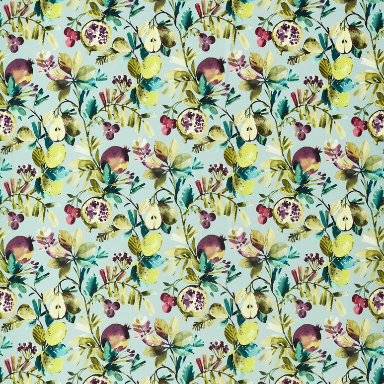 Clarke &amp; Clarke Fruta Mineral Velvet Fabric