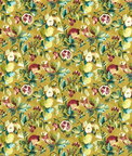 Clarke & Clarke Fruta Ochre Velvet Fabric