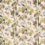 Clarke & Clarke Palm Blush Velvet Fabric
