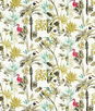 Clarke & Clarke Palm Charcoal/Citron Fabric