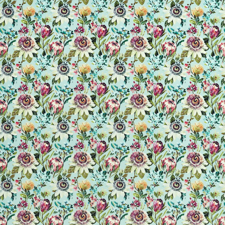 Clarke &amp; Clarke Paradise Mineral Velvet Fabric