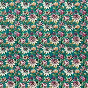 Clarke & Clarke Paradise Teal Velvet Fabric