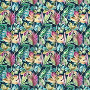 Clarke & Clarke Rainforest Mult Velveti Fabric