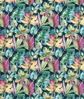 Clarke & Clarke Rainforest Mult Velveti Fabric