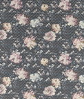 Clarke & Clarke Camile Blush/Charcoal Fabric