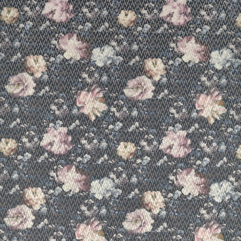 Clarke &amp; Clarke Camile Blush/Charcoal Fabric