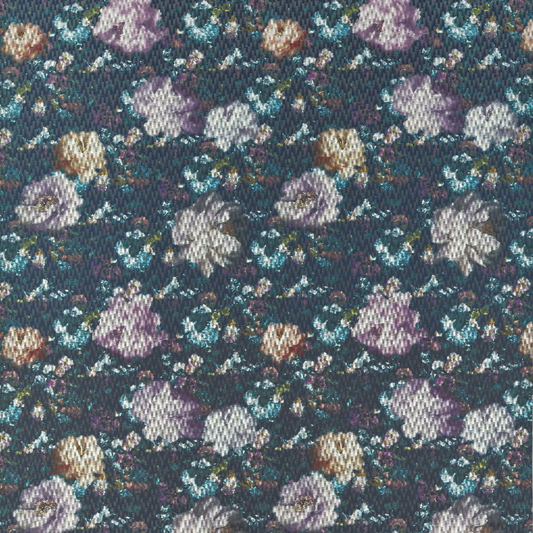 Clarke &amp; Clarke Camile Midnight Fabric