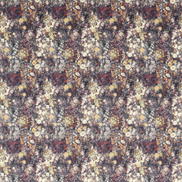 Clarke & Clarke Rosedene Raspberry/Ochre Fabric