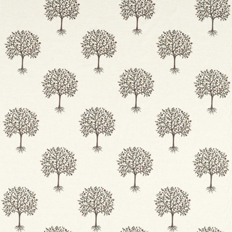 Clarke &amp; Clarke Bergamot Blush/Linen Fabric