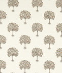 Clarke & Clarke Bergamot Multi/Linen Fabric