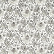 Clarke & Clarke Lucienne Charcoal/Linen Fabric