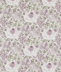 Clarke & Clarke Lucienne Raspberry/Linen Fabric