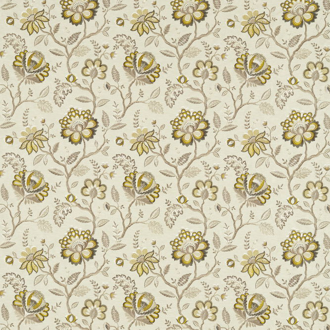 Clarke &amp; Clarke Adeline Antique/Charcoal Fabric