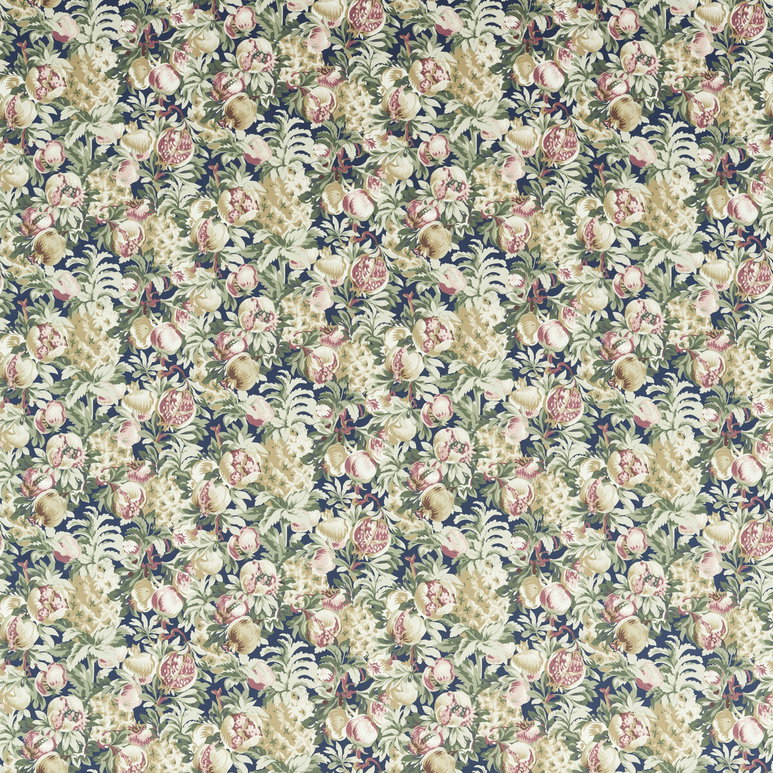 Clarke &amp; Clarke Francis Midnight Velvet Fabric
