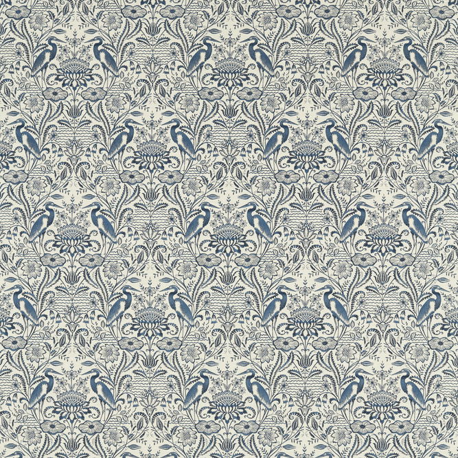 Clarke &amp; Clarke Nakuru Midnight/Linen Fabric