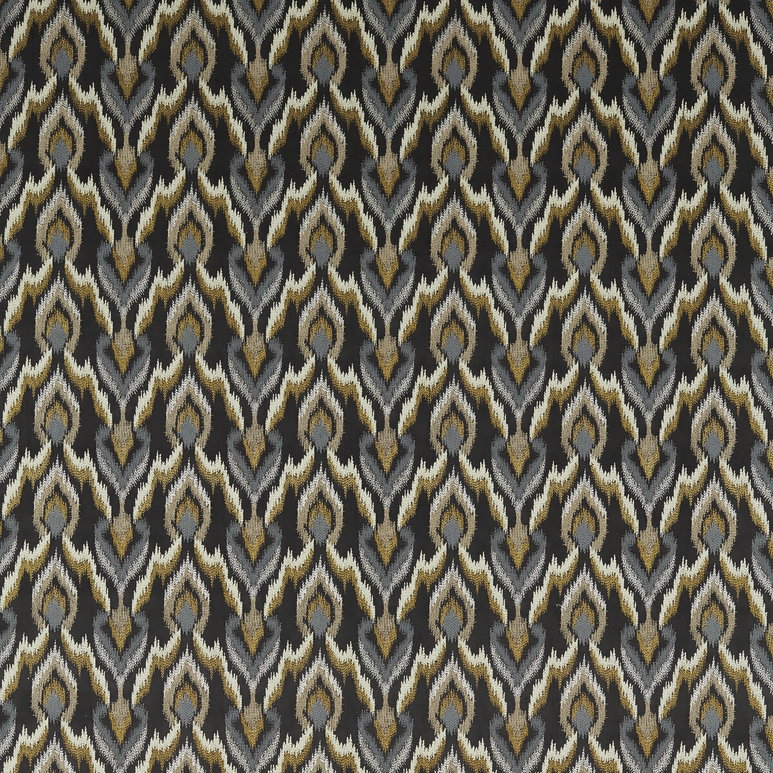 Clarke &amp; Clarke Velluto Nero Fabric