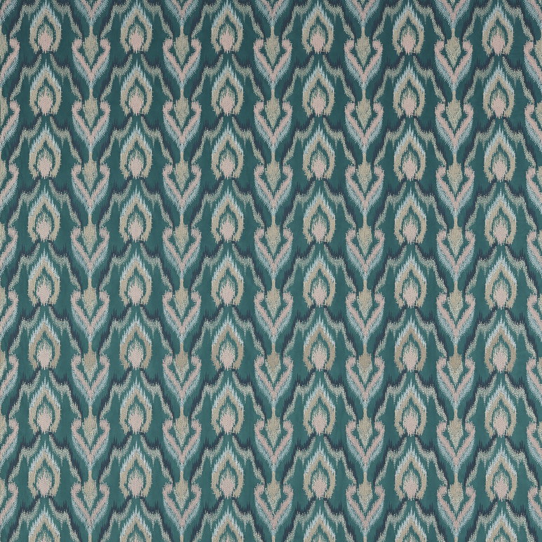 Clarke &amp; Clarke Velluto Teal Fabric