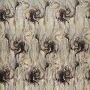 Clarke & Clarke Tessuto Nero/Silver Fabric