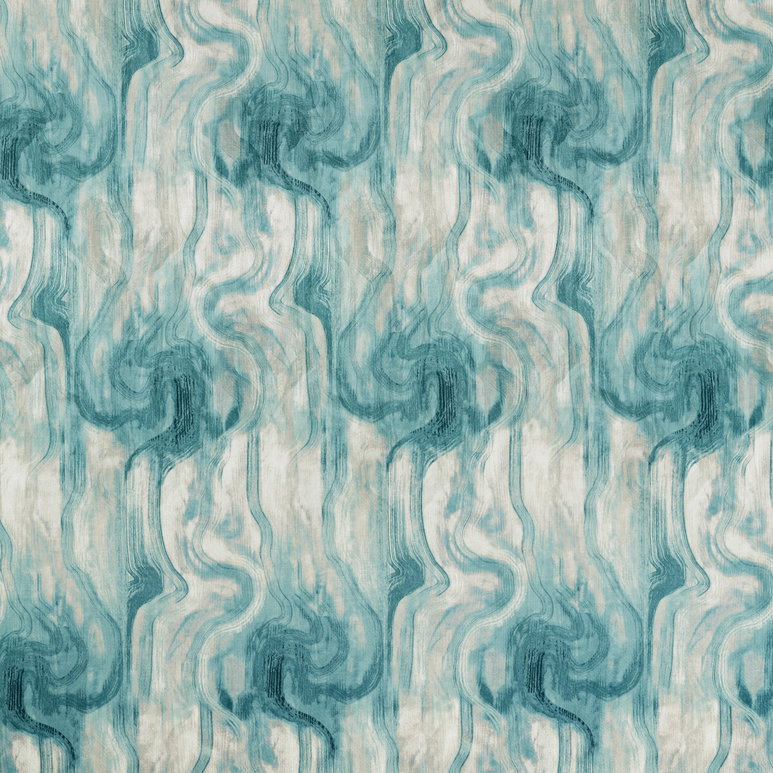 Clarke &amp; Clarke Tessuto Teal Fabric