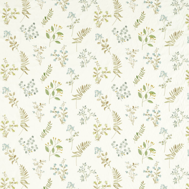 Clarke &amp; Clarke Brigitte Apple/Mineral Fabric