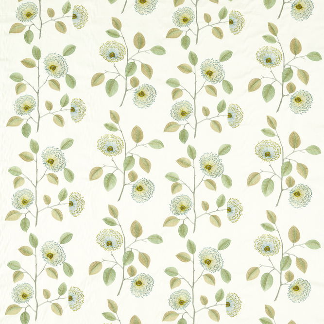 Clarke &amp; Clarke Monique Apple/Mineral Fabric