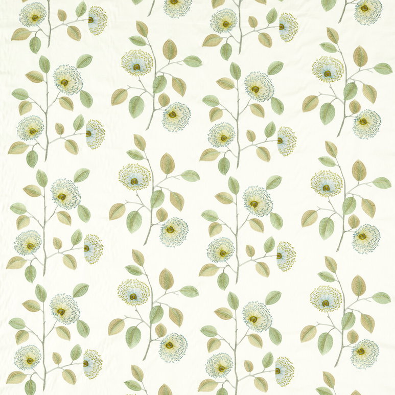 Clarke &amp; Clarke Monique Apple/Mineral Fabric