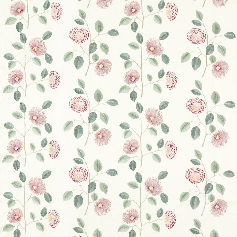 Clarke &amp; Clarke Monique Blush/Raspberry Fabric