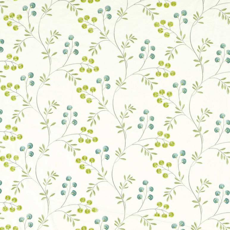 Clarke &amp; Clarke Rochelle Apple/Mineral Fabric