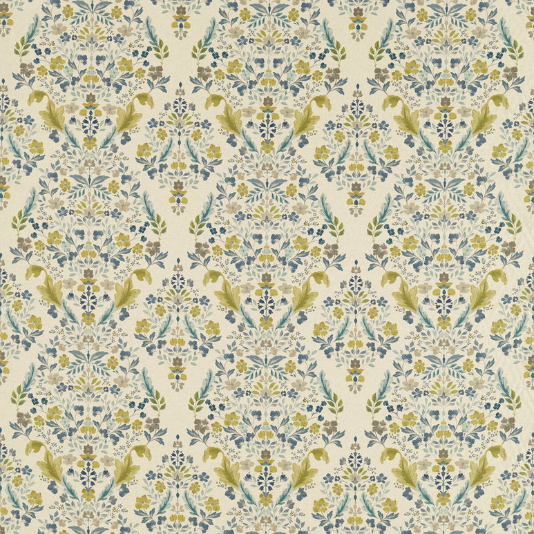 Clarke &amp; Clarke Gawthorpe Mineral/Linen Fabric