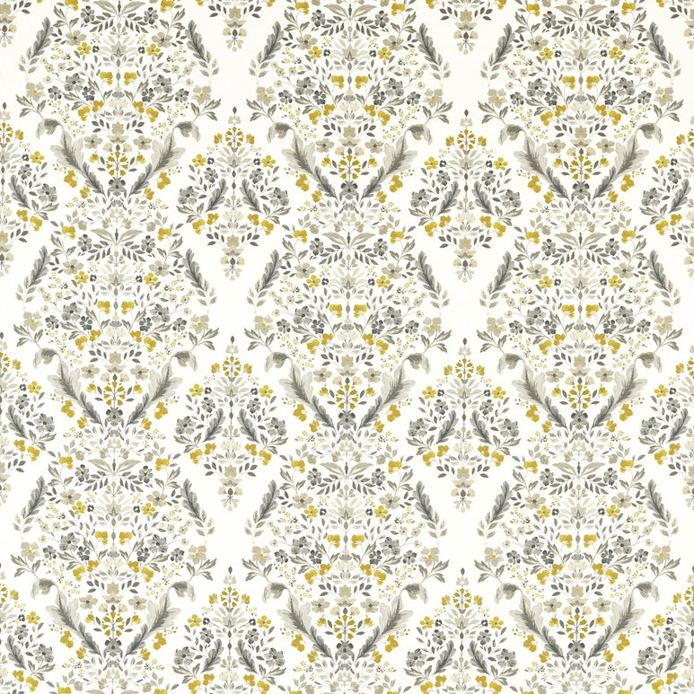 Clarke &amp; Clarke Gawthorpe Charcoal Fabric