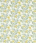 Clarke & Clarke New Grove Denim/Citrus Fabric