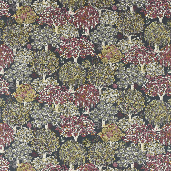 Clarke &amp; Clarke Tatton Charcoal Fabric