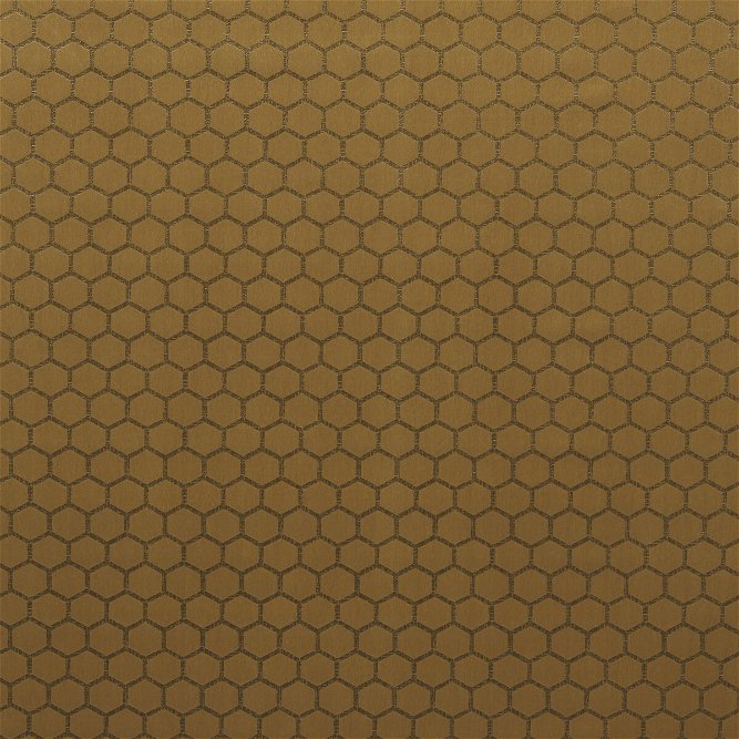 Clarke &amp; Clarke Hexa Gold Fabric