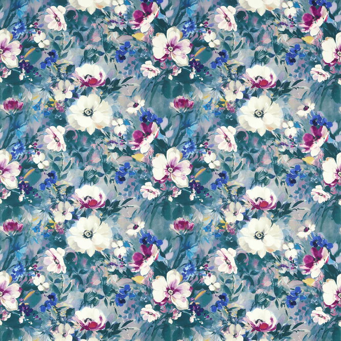 Clarke &amp; Clarke Rugosa Damson Velvet Fabric