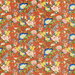Clarke & Clarke Golden Parrot Coral Velvet Fabric