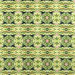Clarke & Clarke Wonderlust Tea Story Citron Velvet Fabric